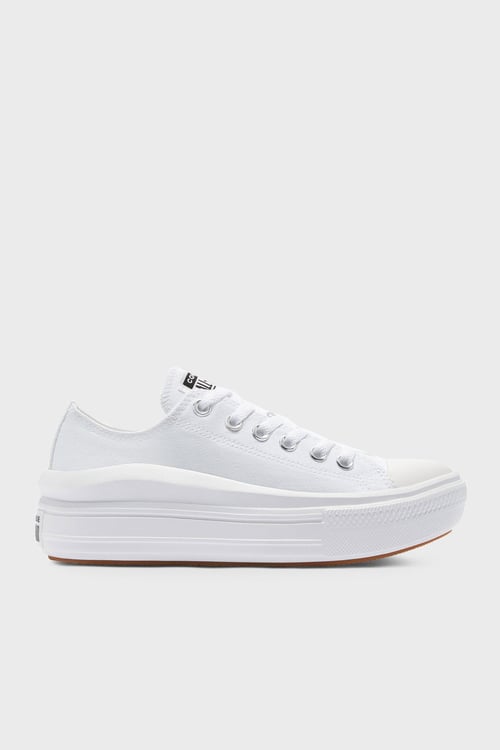 Converse Chuck Taylor Kalın Taban Spor Kadın Ayakkabı 570257C 102 Beyaz-Beyaz-Beyaz