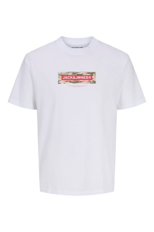 Core Jcobreeze Logo Baskılı Pamuklu Regular Fit Erkek T Shirt 12297851 BEYAZ