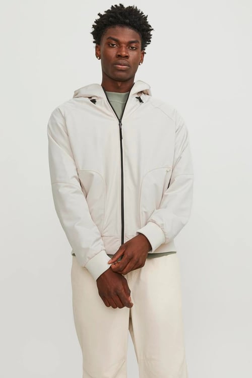 Core Jcotrack Bomber Regular Fit Kapüşonlu Erkek Mont 12252910 BEJ