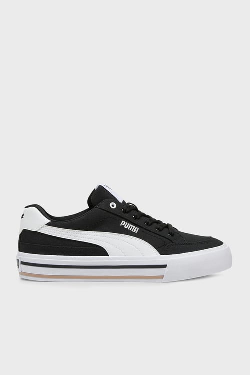 Court Classic Vulc FS Logolu Sneaker Unisex Ayakkabı 39635303 SİYAH-BEYAZ