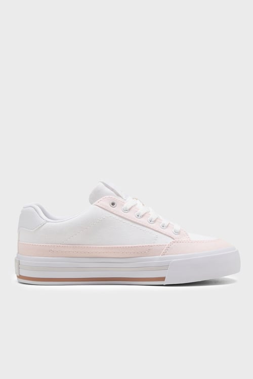 Court Classic Vulc FS Logolu Sneaker Unisex Ayakkabı 39635337 BEJ-PEMBE