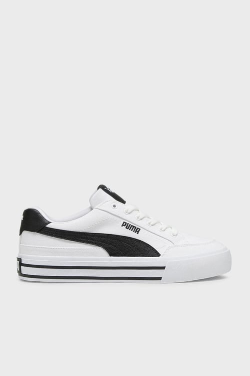 Court Classic Vulc FS Logolu Sneaker Unisex Ayakkabı 39635302 BEYAZ-SİYAH