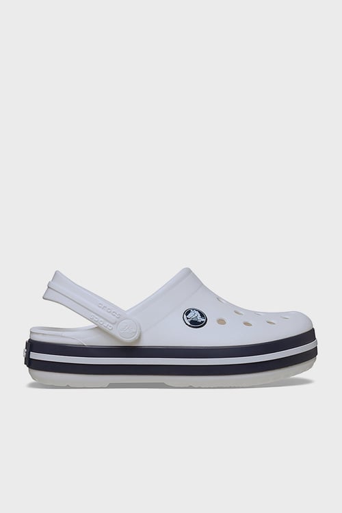 Crocband Clog T Logolu Çıkarılabilir Kayışlı Unisex Çocuk Terlik 207005-126 BEYAZ-LACİVERT