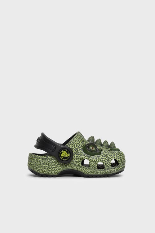 Crocs Classic I Am Scary Dino Clog T Logolu Erkek Çocuk Terlik 211372-001 SİYAH