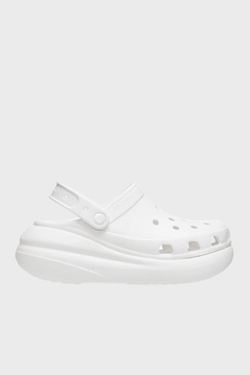 Crocs Crush Clog Logolu Unisex Terlik 207521-100 BEYAZ