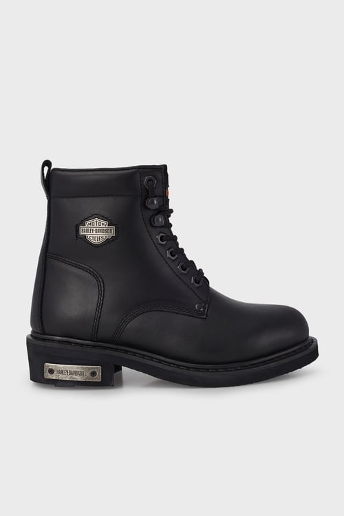 Deri Gibson Hakiki Deri Kadın Bot 025G100109 Black Yağlı Deri