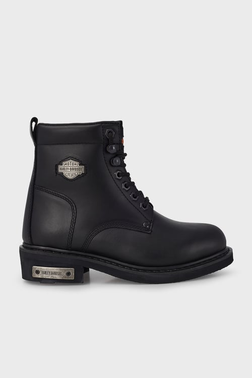 Deri Gibson Hakiki Deri Kadın Bot 025G100109 Black Yağlı Deri