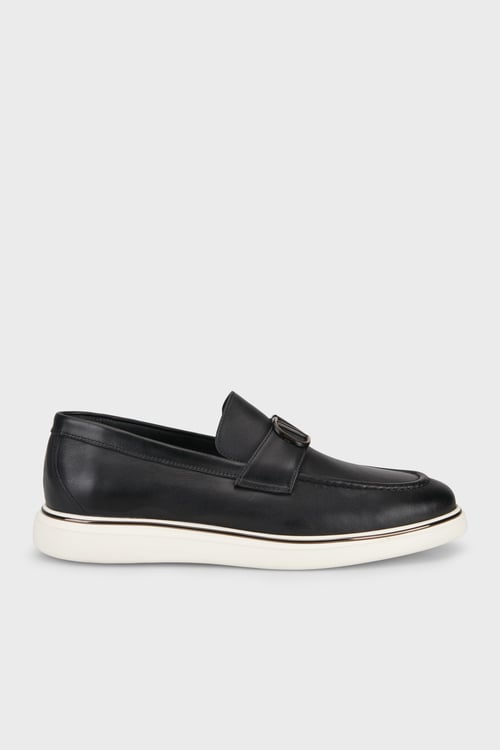 Deri Loafer Erkek Ayakkabı 15223022S1 SİYAH