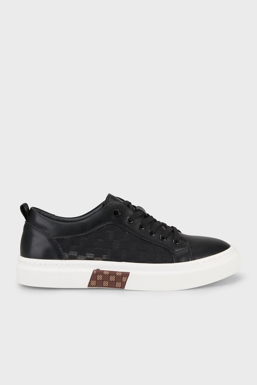 Deri Sneaker Erkek Ayakkabı 15221009S1 SİYAH