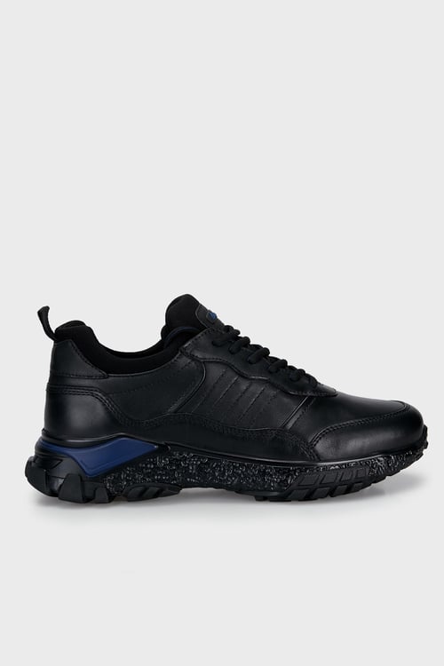 Deri Sneaker Erkek Ayakkabı 15223355S1 SİYAH