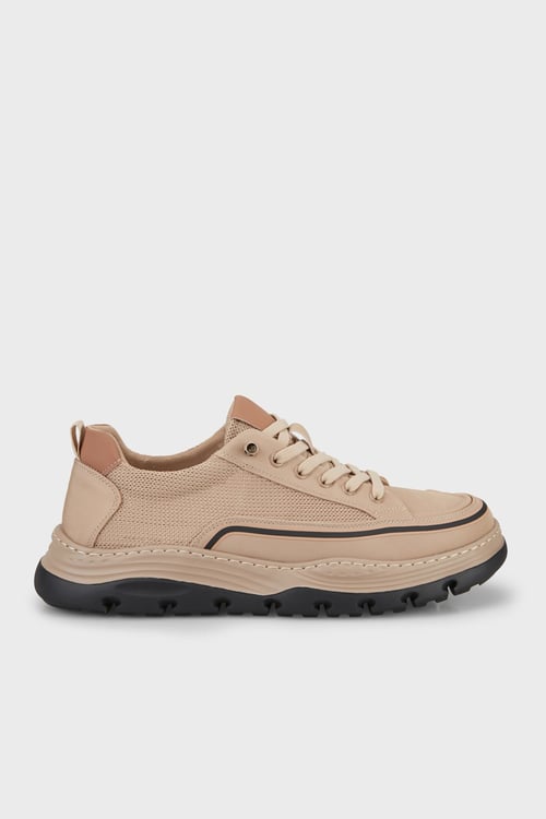 Deri Sneaker Erkek Ayakkabı 15253795B1 BEJ