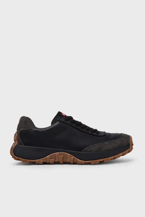Deri Sneaker Erkek Ayakkabı K100928-025 SİYAH