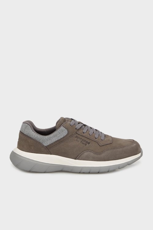 Dockers Deri Logolu Sneaker Erkek Ayakkabı 238572N 5FX GRİ