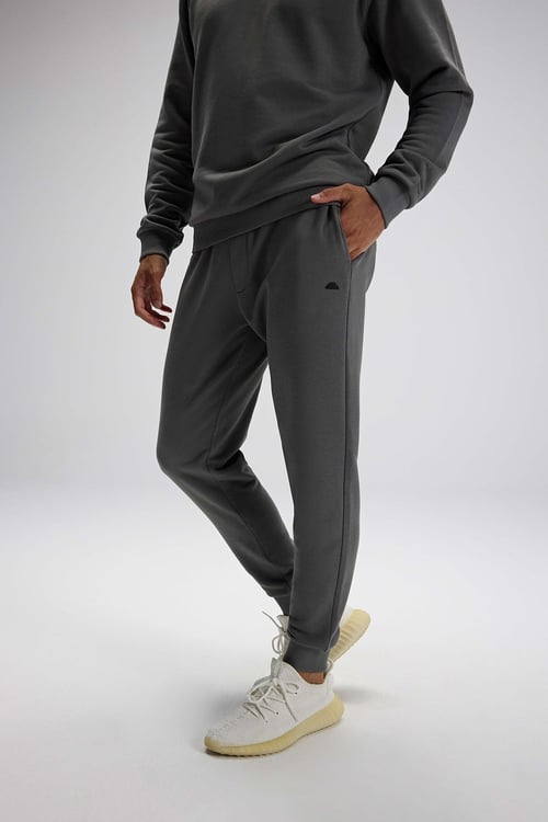Ellesse Pamuklu Regular Fit Normal Bel Ribanalı Paça Erkek Eşofman Altı EM554-ANT ANTRASİT