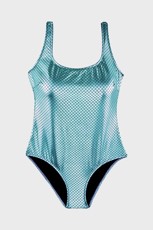 Elvira Green Uv Korumalı Parlak Kadın Mayo SM2644000015 YEŞİL