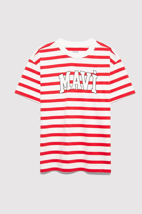 Erkek Çocuk T Shirt 6610251-91366 KIRMIZI-BEYAZ