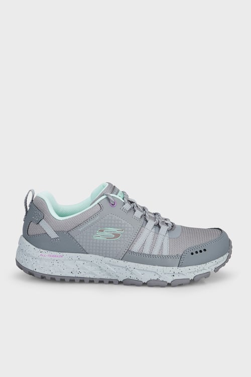Escape Plan Deri Karışımlı Su İtici Sneaker Kadın Ayakkabı 180061 GYAQ GRİ-AÇIK MAVİ
