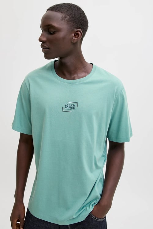 Essentials Jjecorp % 100 Pamuk Regular Fit Logolu Erkek T Shirt 12268415 MİNT