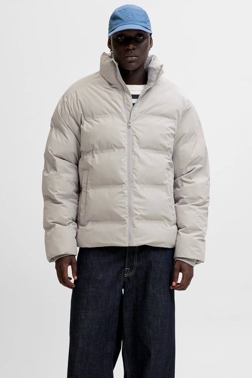 Essentials Jjesoho Regular Fit Dik Yaka Şişme Erkek Mont 12278750 TAŞ