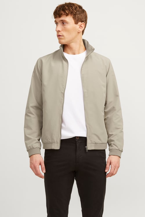 Essentials Suya Dayanıklı Regular Fit Bomber Erkek Ceket 12204277 BEJ