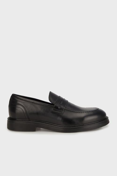 Hakiki Deri Loafer Erkek Ayakkabı 15222066S1 SİYAH