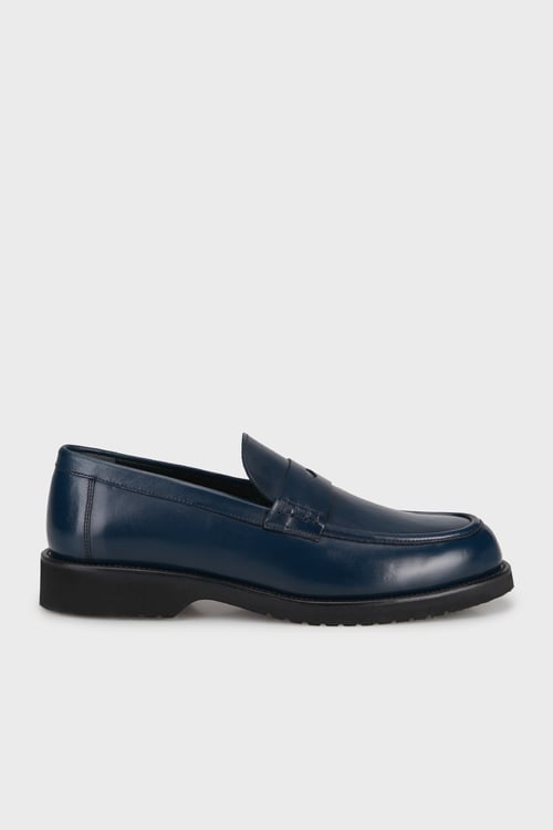 Hakiki Deri Loafer Erkek Ayakkabı 15222401L1 LACİVERT