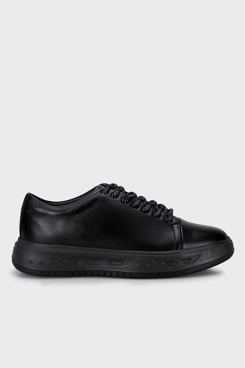Hakiki Deri Sneaker Erkek Ayakkabı 15220130S1 SİYAH
