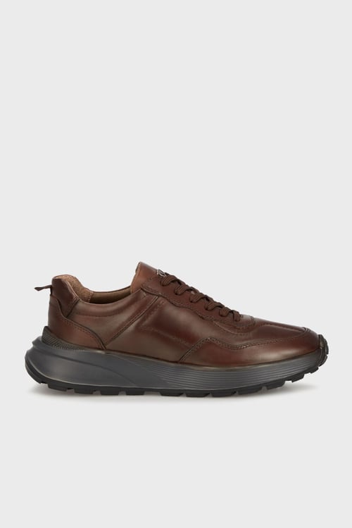 Hakiki Deri Sneaker Erkek Ayakkabı 15220342K4 KAHVE