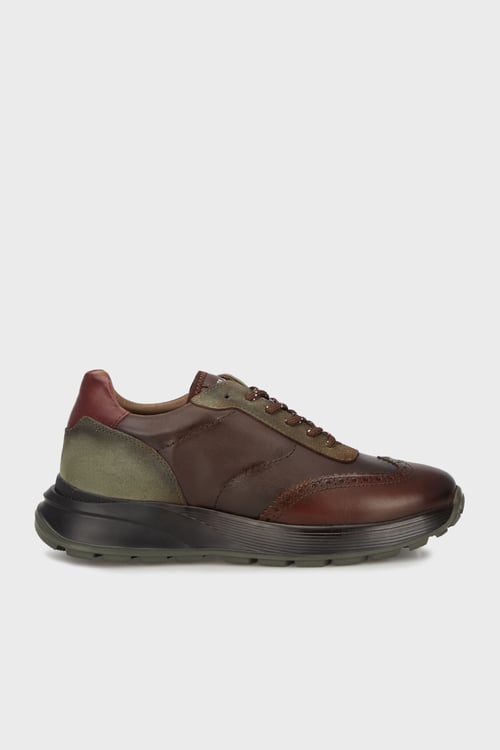 Hakiki Deri Sneaker Erkek Ayakkabı 15220299K3 KAHVE