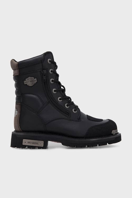 Harley Davidson Riddick Bayan Bot 025G100321 Black Deri