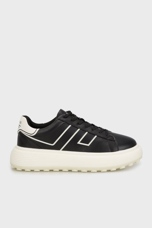 Harold Deri Kalın Taban Sneaker Erkek Ayakkabı 111230269 SİYAH