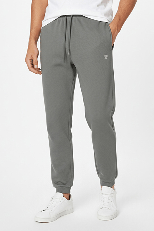 Hummel Pamuklu Regular Fit Nomal Bel Erkek Eşofman Altı 931893-7319 GRİ