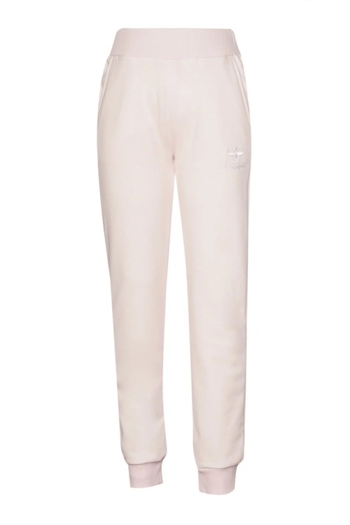 Hummel Pamuklu Regular Fit Normal Bel Lastikli Paça Unisex Çocuk Eşofman Altı 931613-9877 PEMBE