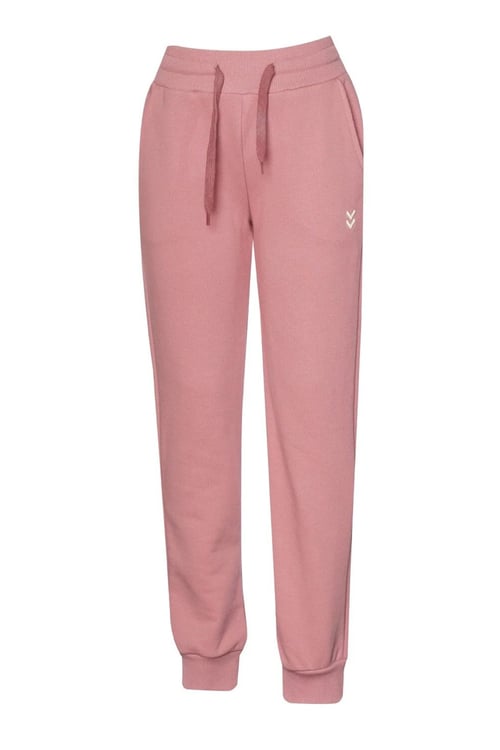 Hummel Pamuklu Regular Fit Normal Bel Unisex Çocuk Eşofman Altı 932323-3325 PEMBE