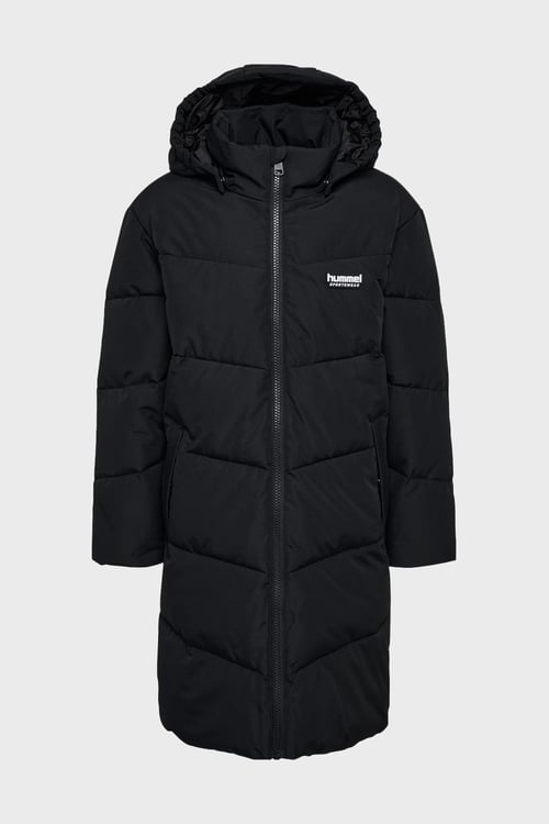 Hummel Regular Fit Logolu Kapüşon Yaka Unisex Çocuk Mont 229649-2001 SİYAH