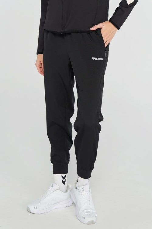 Hummel Regular Fit Logolu Normal Bel Kadın Eşofman Altı 931623-2001 SİYAH