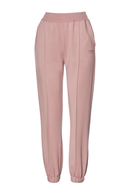 Hummel Streç Çimalı Regular Fit Normal Bel Lastikli Paça Bayan Eşofman Altı 932329-3325 GÜL KURUSU
