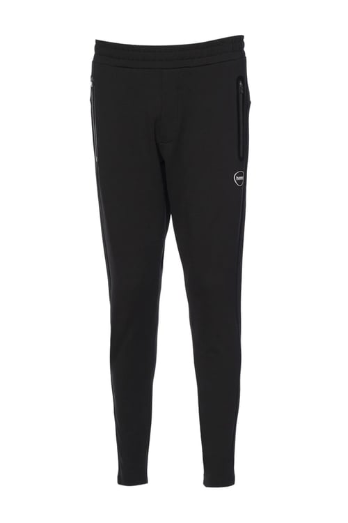 Hummel Streç Logolu Tapered Fit Normal Bel Dar Paça Erkek Eşofman Altı 931276-2001 SİYAH