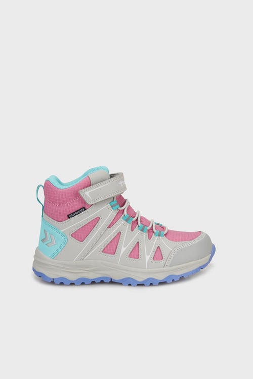 Hummel Su Geçirmez Logolu Cırt Cırtlı Unisex Çocuk Bot 900822-3534 PEMBE-BEYAZ