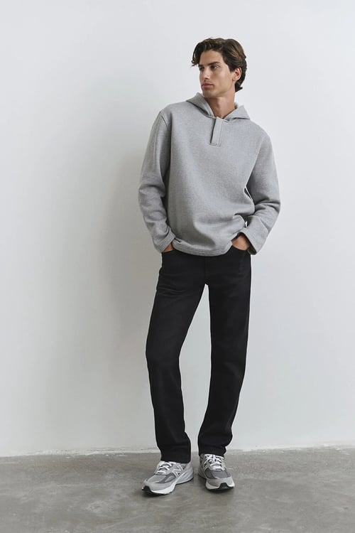 Hunter Pamuklu Regular Fit Normal Bel Jeans Erkek Kot Pantolon 0020290823 SİYAH