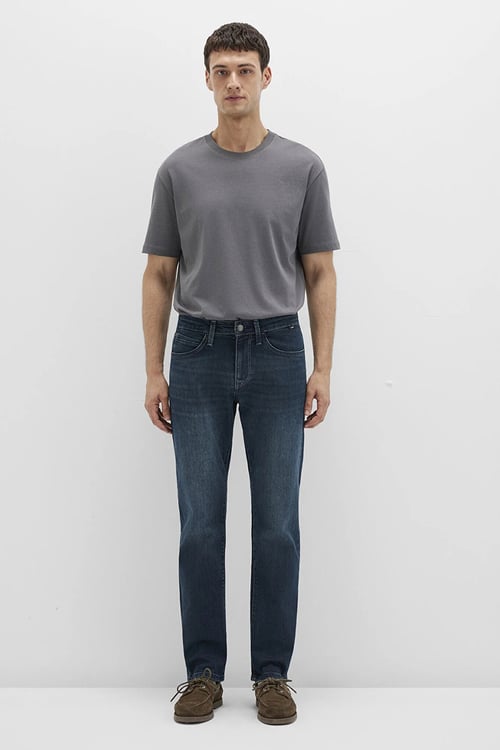 Hunter Pamuklu Regular Straight Fit Normal Bel Düz Paça Jeans Erkek Kot Pantolon 0020291286 LACİVERT