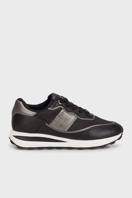 İnci Logolu Sneaker Bayan Ayakkabı NAVI 5FX SİYAH