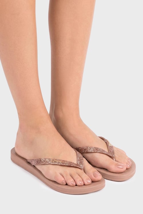 Ipanema Ip Anat Lolita Fem  Logolu Parmak Arası Kadın Terlik HH0102 KAHVE