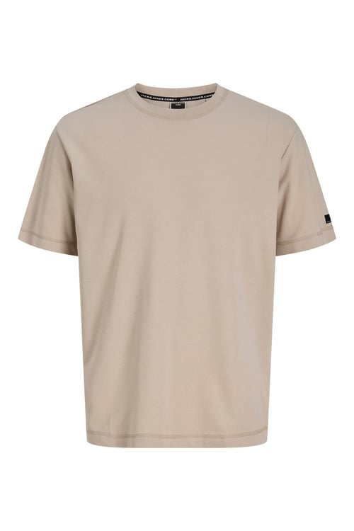 Jack & Jones Core Jcofusion Pamuk Karışımlı Erkek T Shirt 12289962 BEJ