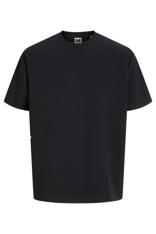 Jack & Jones Core Jcokınetic Streç Pamuklu Oversize Fit Sıfır Yaka Erkek T Shirt 12265429 SİYAH
