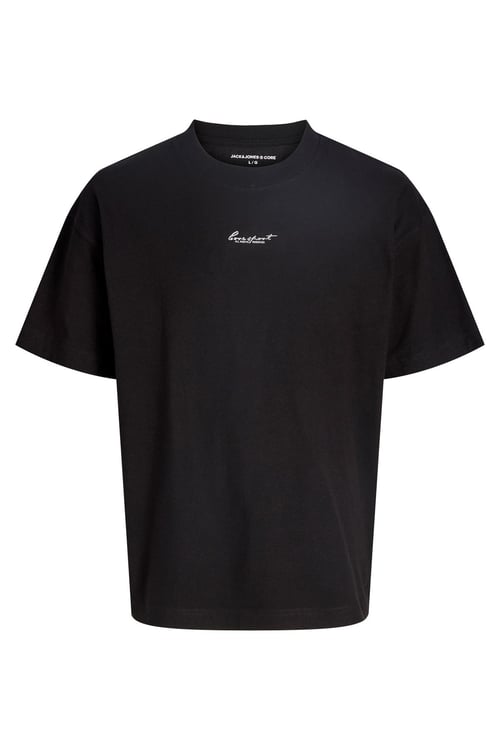 Jack & Jones Core Jcomineral Pamuklu Regular Fit Bisiklet Yaka Erkek T Shirt 12292906 SİYAH