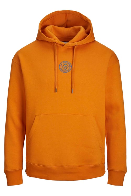 Jack & Jones Essentials Jjecosmo Kapüşonlu Regular Fit Erkek Sweat 12233979 Kavuniçi
