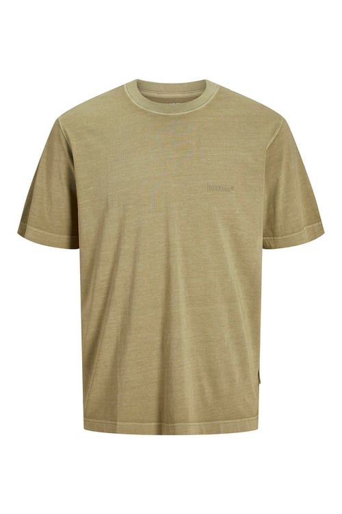 Jack & Jones Originals Jorvarenna % 100 Pamuk Regular Fit Bisiklet Yaka Erkek T Shirt 12273573 BEJ