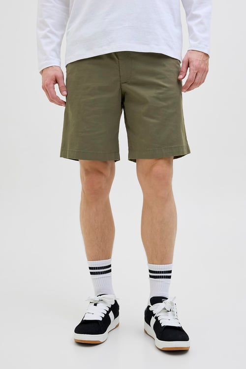 Jack & Jones Pants Studio Jpstjaıden Relaxed Fit Normal Bel Erkek Short 12274983 Haki-Haki