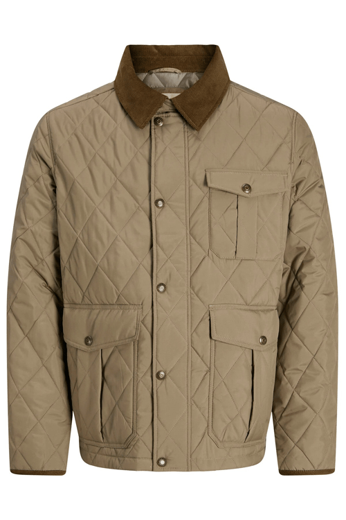 Jack & Jones Premium Jprblubryan Regular Fit Ceket Yaka Erkek Mont 12283810 TAŞ